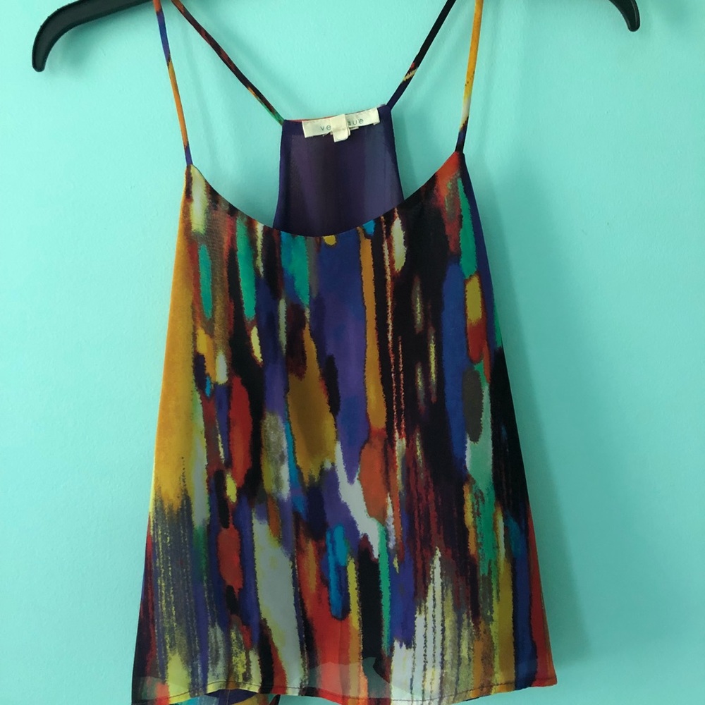 Muti-Color Vestique Top